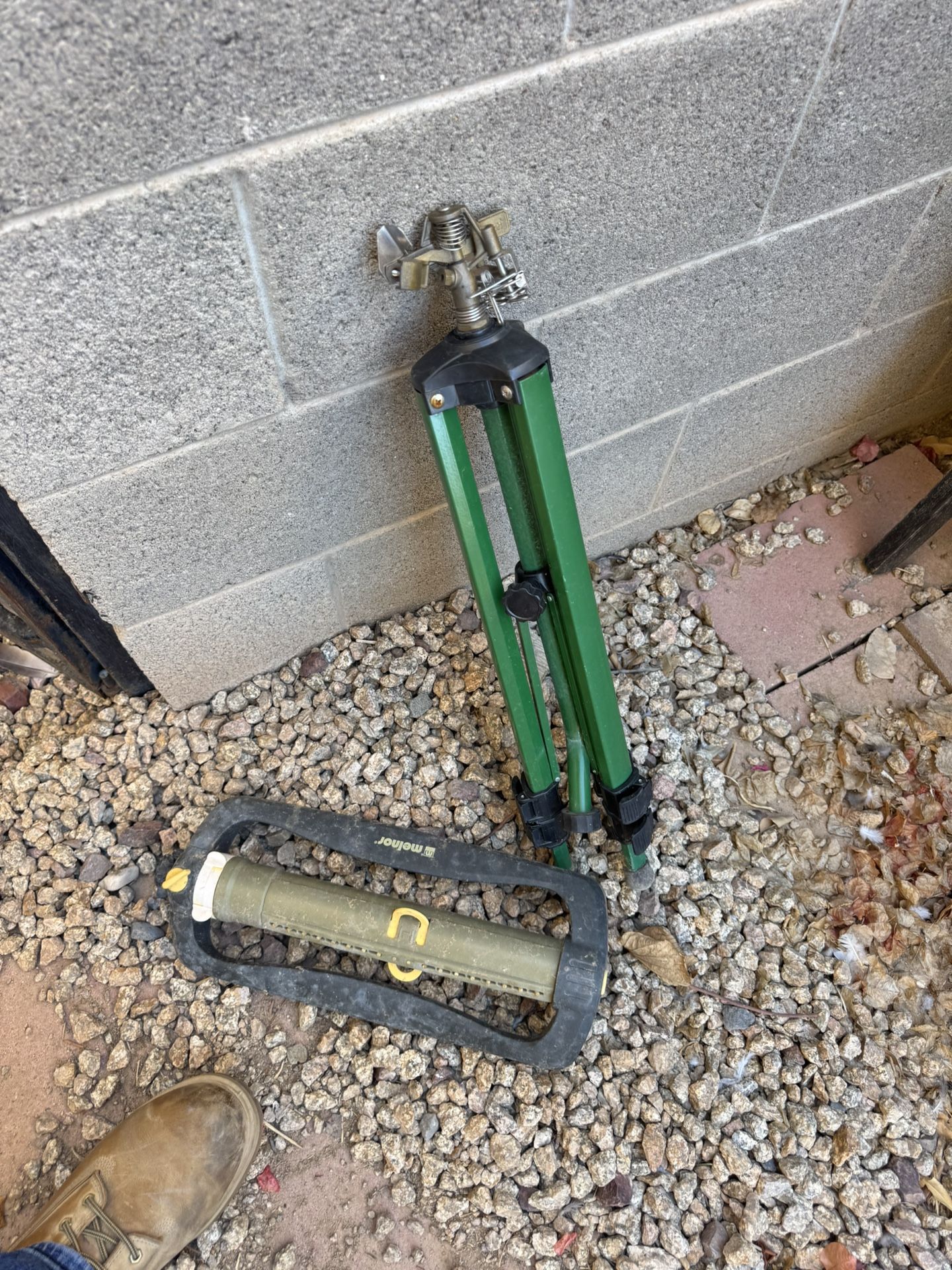 Sprinklers, Tripod And Laydown.