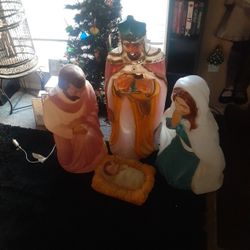 Vintage Christmas Blow Molds