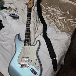 Donner Blue Electric Guitar, With Amp