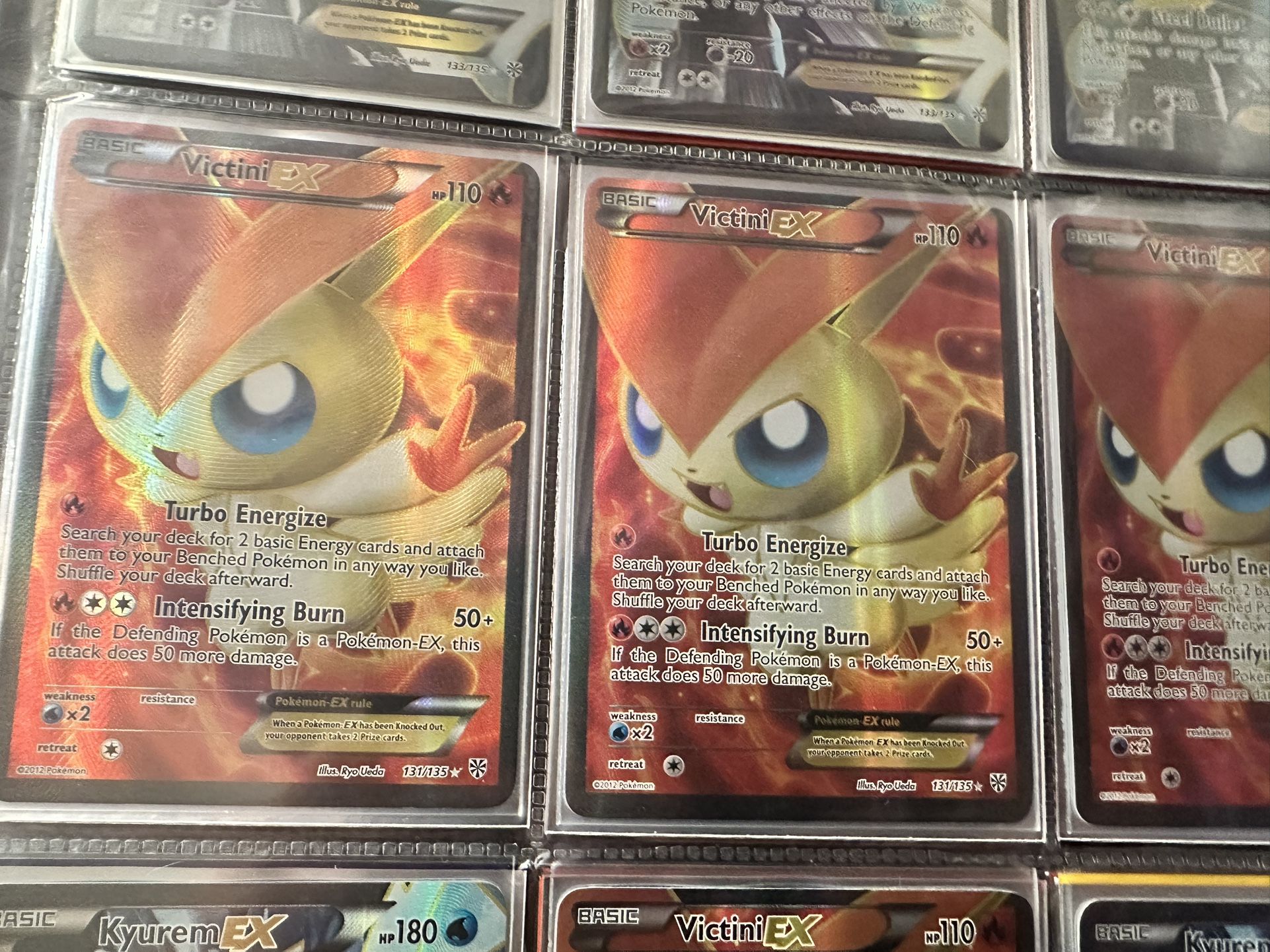 Victini Ex Full Art NM 131/135 Plasma Freeze 2012