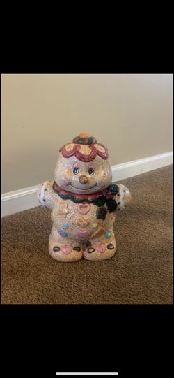Gingerbread Cookie Jar 