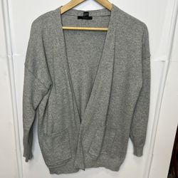 Forever 21 Light Weight Gray Women’s Open Cardigan Sweater Size Medium