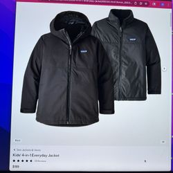 Patagonia Kids 4-1 Jacket Size XXL (16-18). Like New