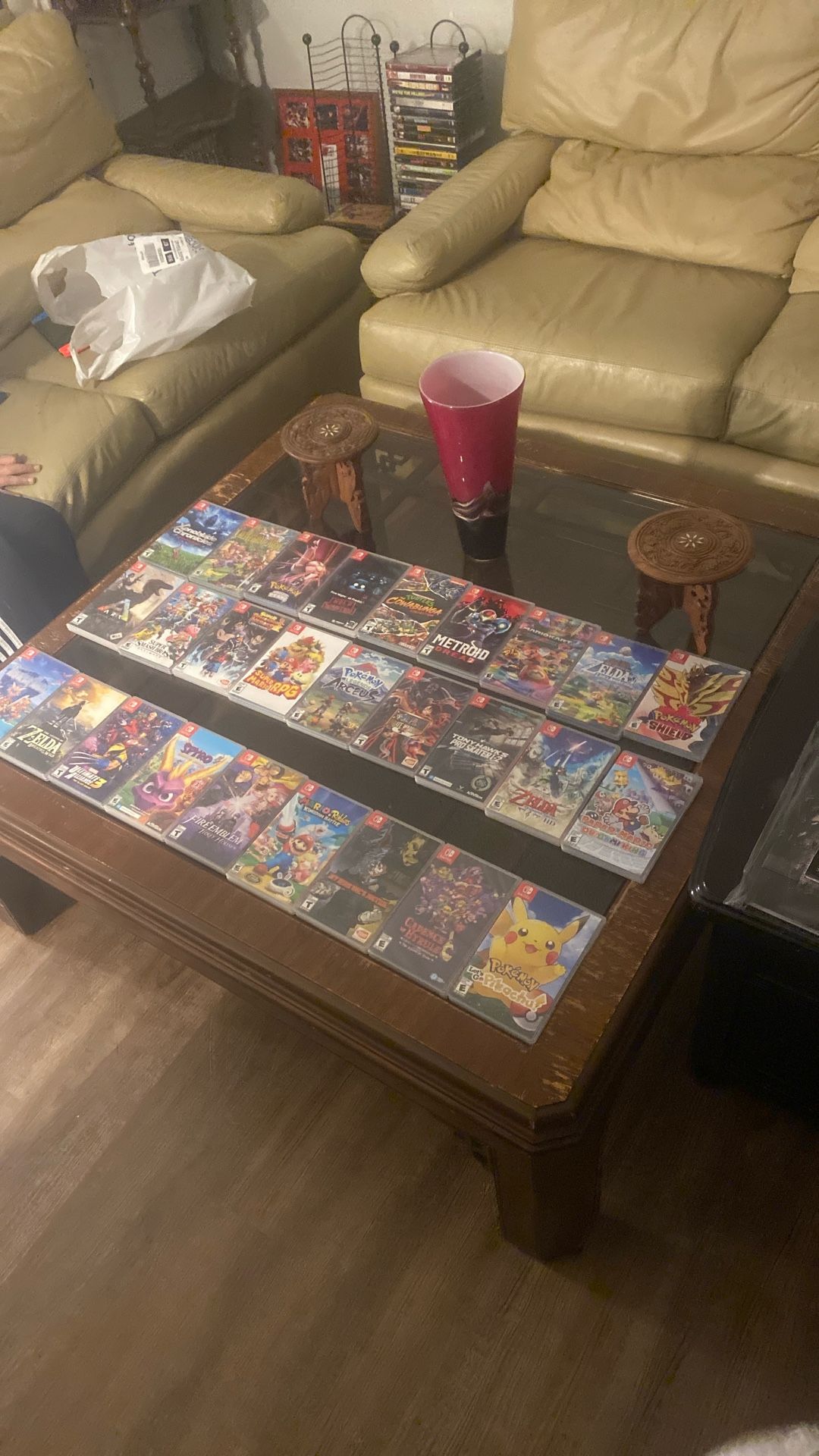 42x42 Glass Coffee Table