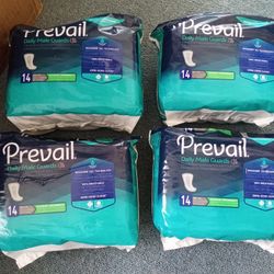 Prevail Bladder Pads..14 Count--4 Pks For $20