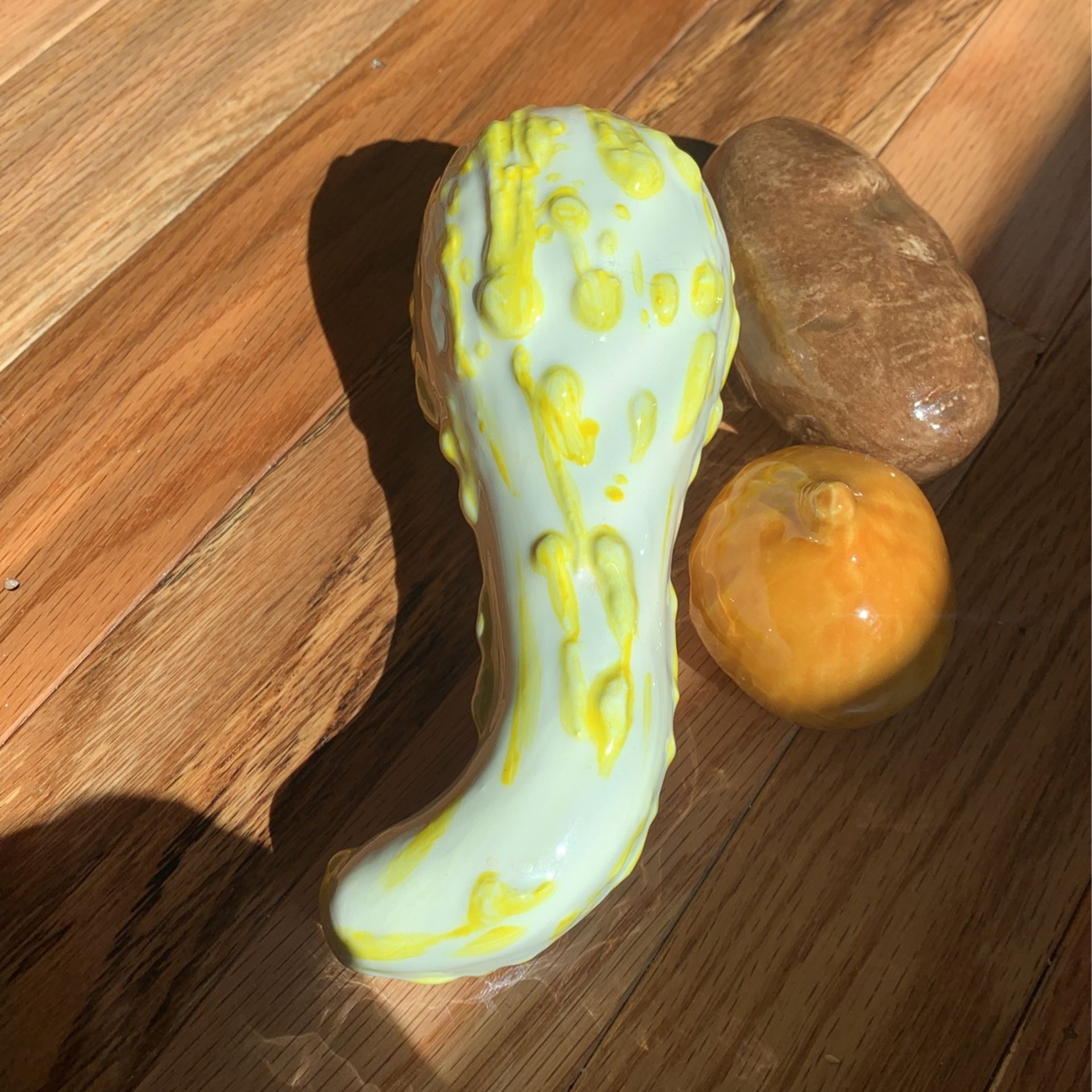 Ceramic onion, squash, potato