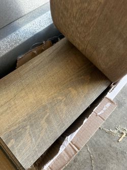 Gray/Beige Rubber Plank Floors