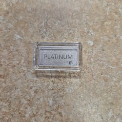 Platinum 999 Ingot 2 Grams
