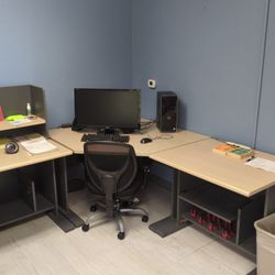Sectional Desks, Set Of 2