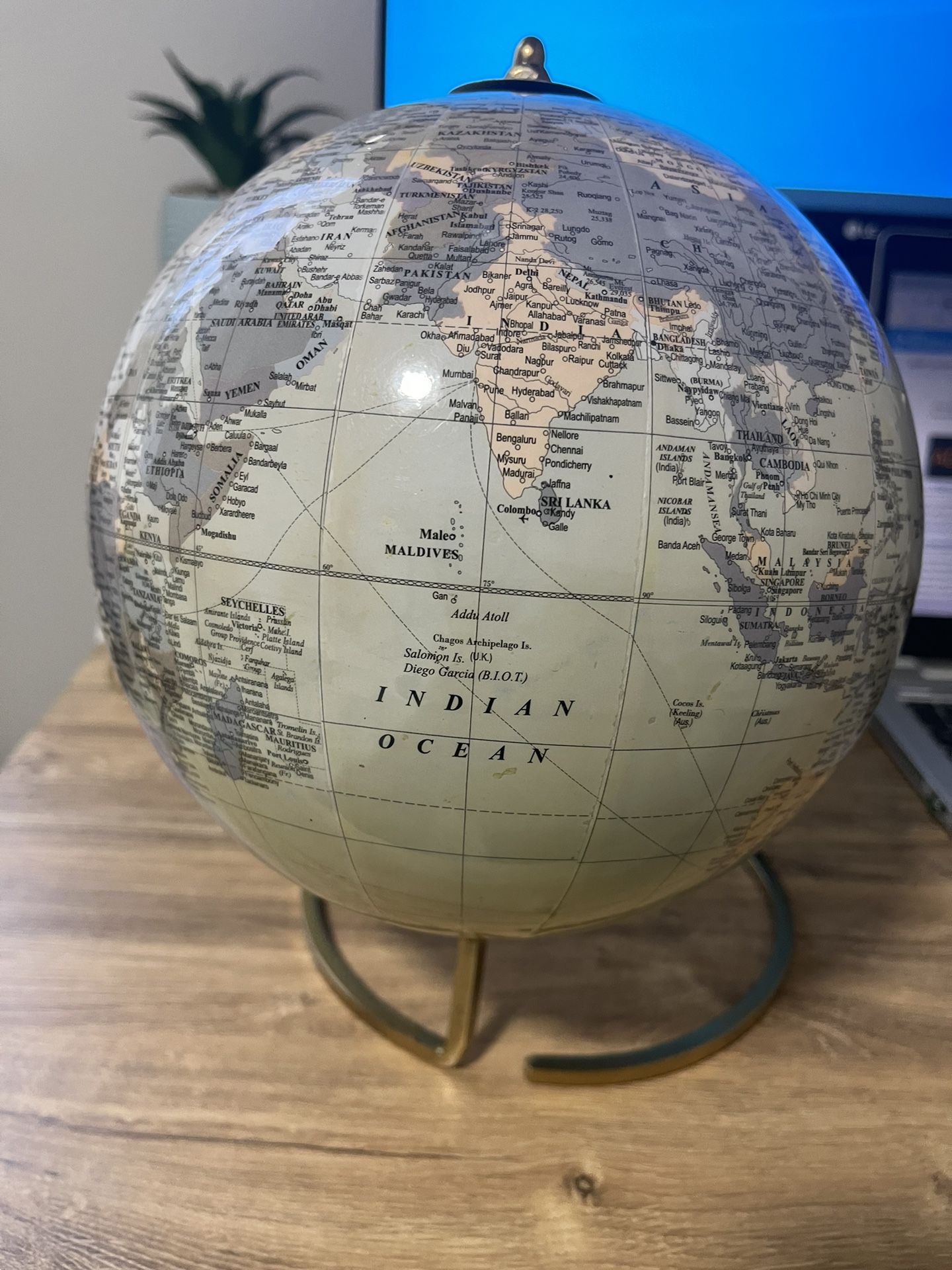 3-D Revolving World Globe