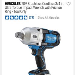 Hercules 3/4 Inch Impact Torque Wrench Drill 