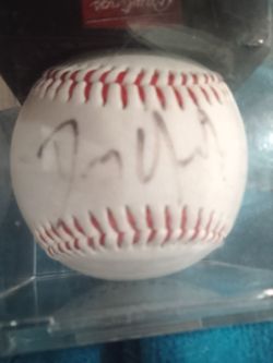 Baseball autographed