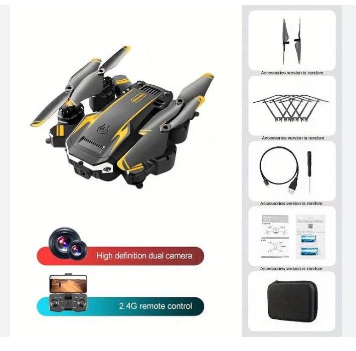 S6 Drone，Camera Aerial Photography UAV， Four-sided Obstacle Avoidance， Fixed Height Hovering ，360° Flip One-click Takeoff And Landing，Suitable For Beg