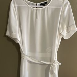 DkNY Silk Shirt With Sash