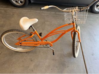 Orange  Electra Beach Cruiser