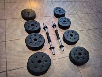 18pc.dumbell weight set