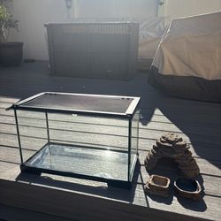 Reptile terrarium and Accessories