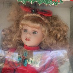 Porcelain Doll In Box Never Opened 