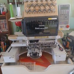 Toyota 850 Embroidery  12 Point W/lots Of Extras Thread Pins  Disk