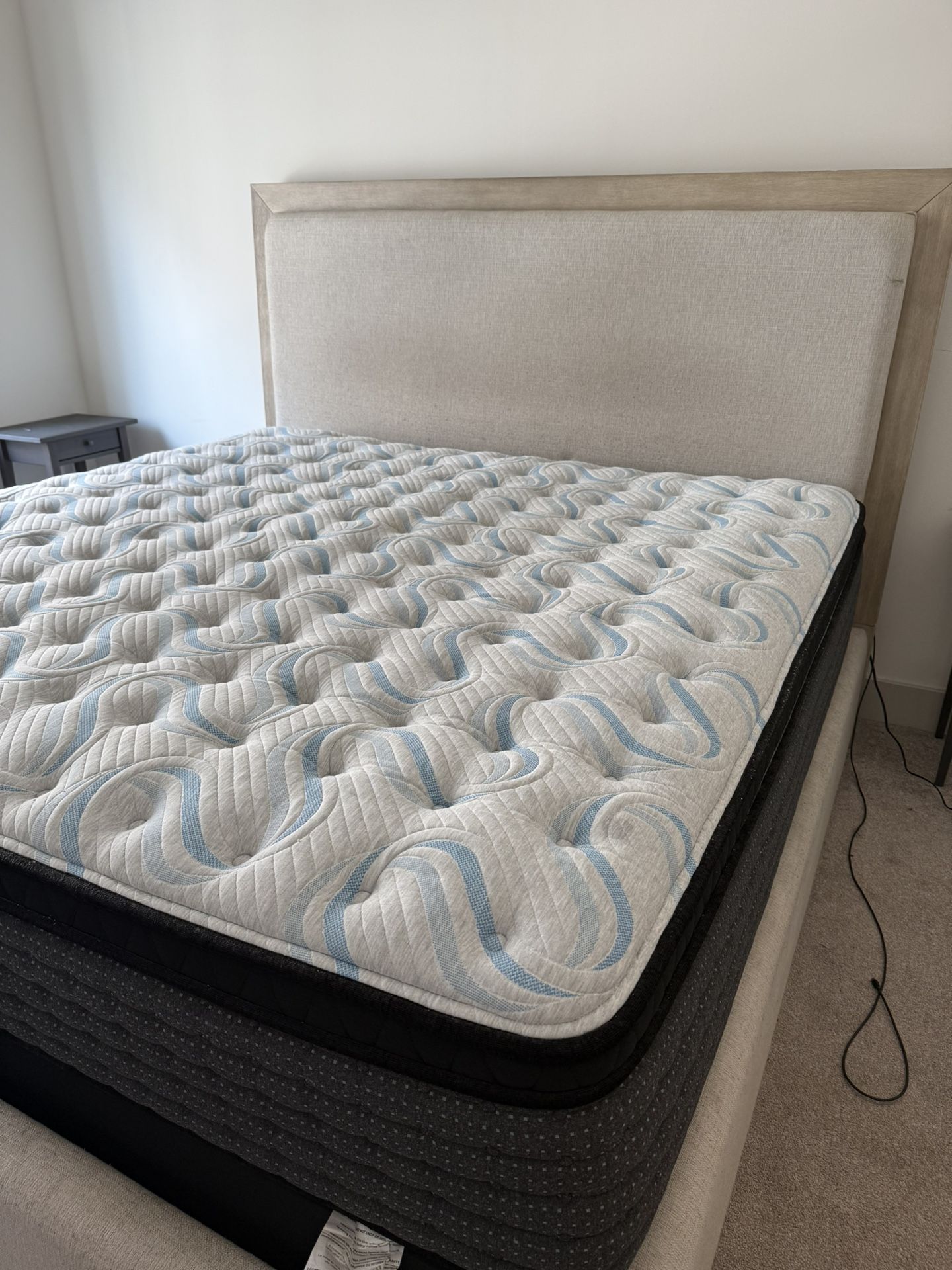 g-Sized Ashley Furniture Bed + Mattress + Box Spring