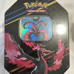 🔥 One Sealed Moltres Pokemon Crown Zenith Tin Factory Sealed 4 Booster Packs  
