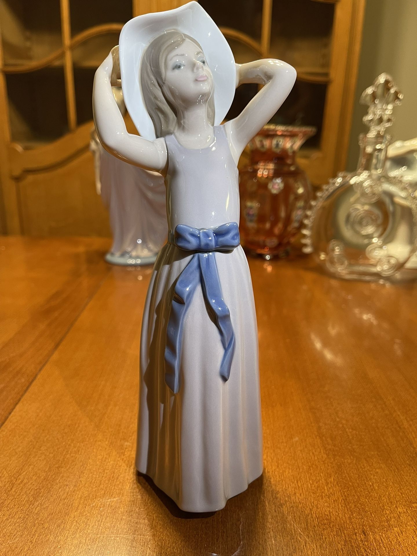 “Coy” Girl Figurine 