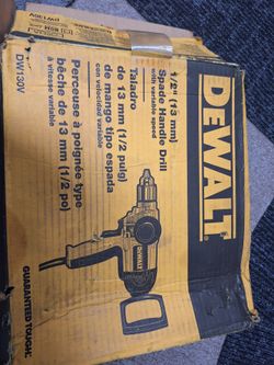 DeWalt Spade handle drill 130 volt