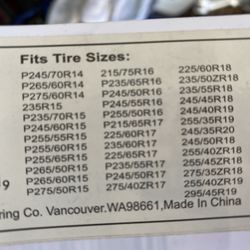 Snow Tire chain / cable