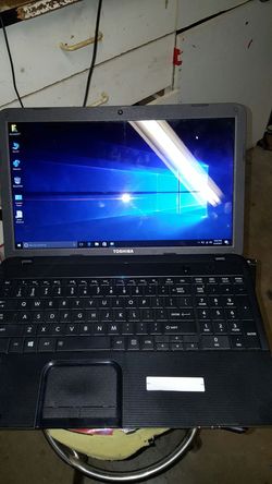 Toshiba laptop- dualcore @1.70ghz, 4gigs, 320hd, webcam, dvdrw, wifi