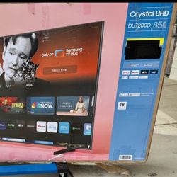 85 TV Samsung 4K smart HDTV $55 down on financing free delivery six month warranty