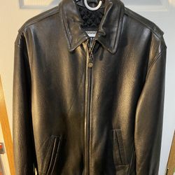 Vintage Y2K  Winlit Leather Jacket Mens LRG