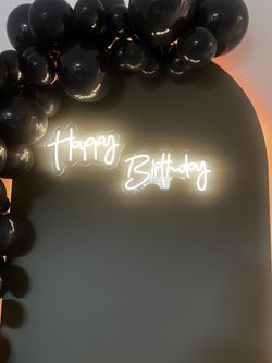 Happy birthday backdrop