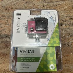 Vivitar Make a Splash High Definition Action Cam - Pink - DVR783HD (Serious Buyers Only)