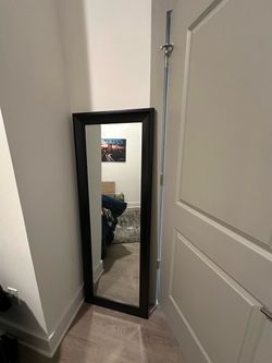 Full Length Floor Mirror Black Frame