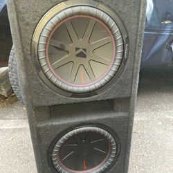 Car Subwoofer And Amplifier Combo