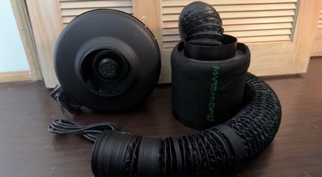 Mars Hydro Inline Ventilation Fan + Carbon Filter + Flexible Ducting Kit