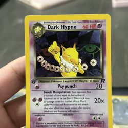 Dark Hypno 1st Edition Holo
