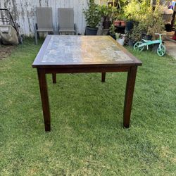 Dining Table Tall 30” Long 48” Wide 36”