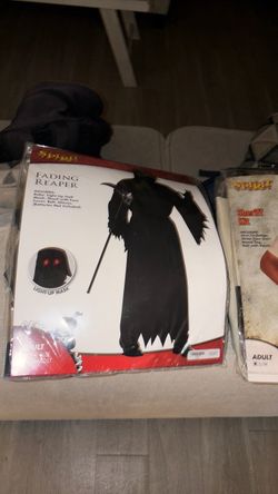 Black reaper and sheriff costume