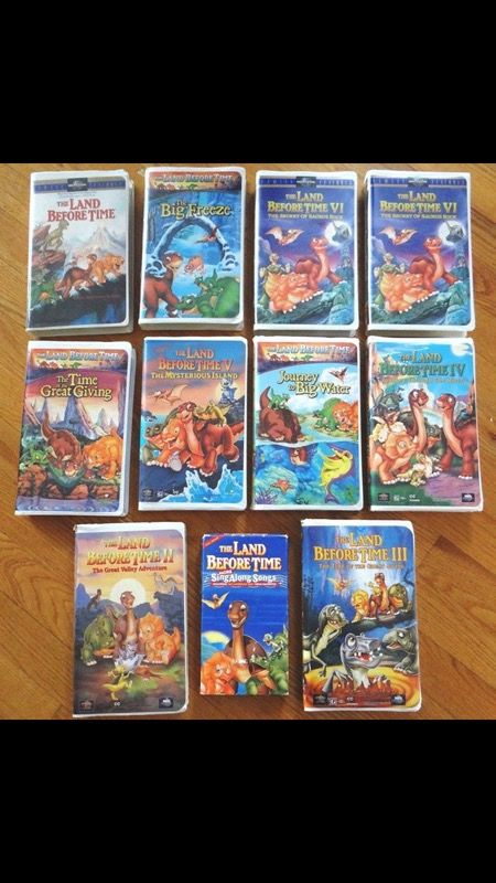 Children's VHS The Land Before Time Movie Pack