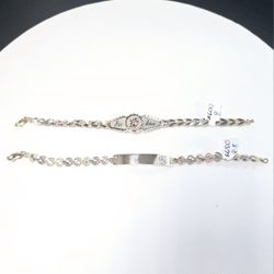 14k Quinceanera Bracelets (Prices On Pictures, Prices Are Firm)