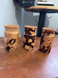 Bamboo decorative cups