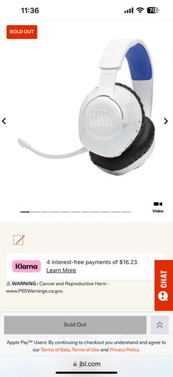 JBL Wireless Headset Quantum 360