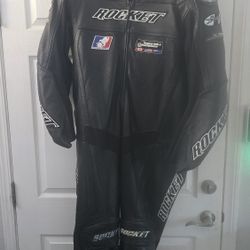 Like New 1 Piece Joe Rocket Leather Race Suit