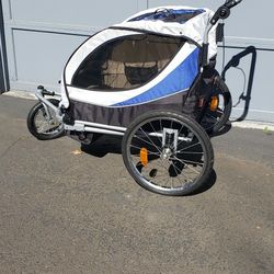 Bike Trailer And Stroller 2 Seat