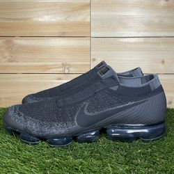 Nike Air VaporMax SE Laceless Triple Black Men s Size 13 for Sale
