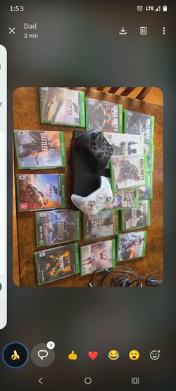Xbox one console , controller and games