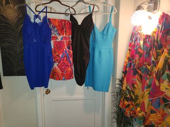 Ladies closet clean out dresses,purses, shoes, accessories