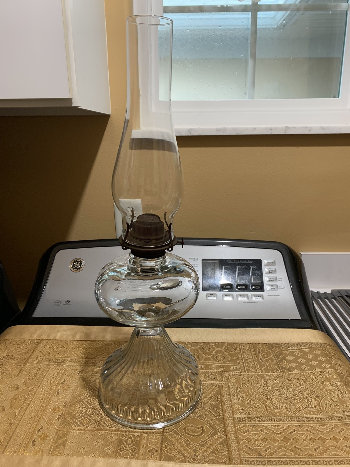 Beautiful Old Oil Lamp