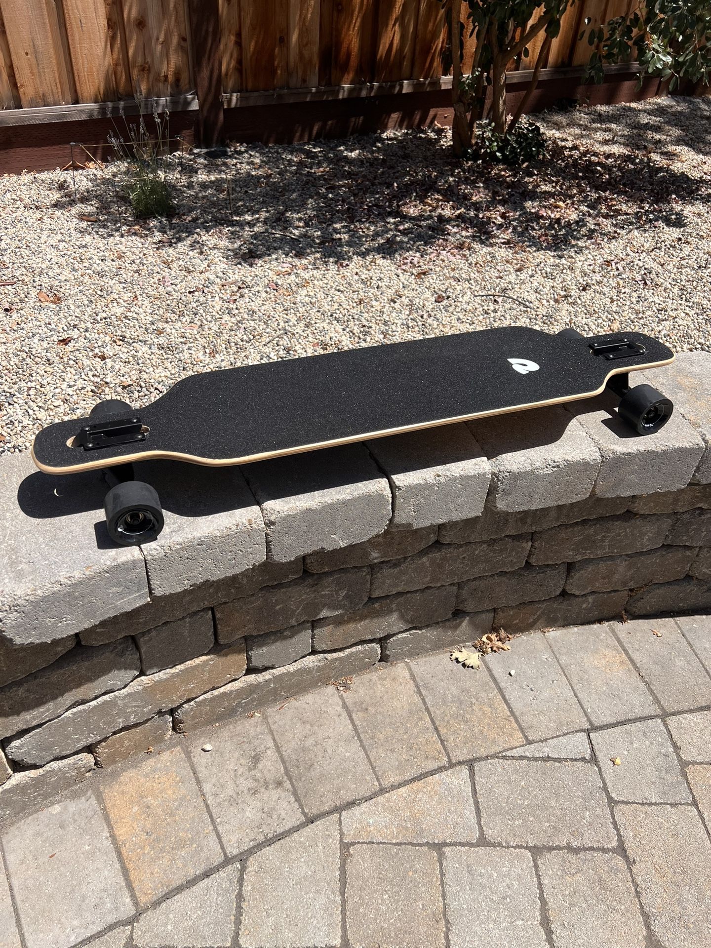 Retrospec Rift Drop-Through 41” Longboard, "Dark Tropics" design